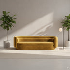 The Petal Sofa - Mustard Gold