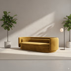 The Petal Sofa - Mustard Gold