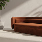 The Petal Sofa - Cinnamon Brown