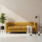 The Avenue Sofa - Mustard Gold