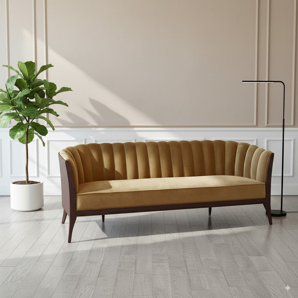The Royale Sofa - Antique Gold