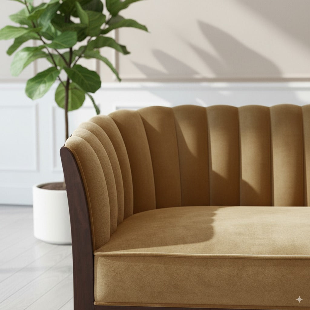 The Royale Sofa - Antique Gold