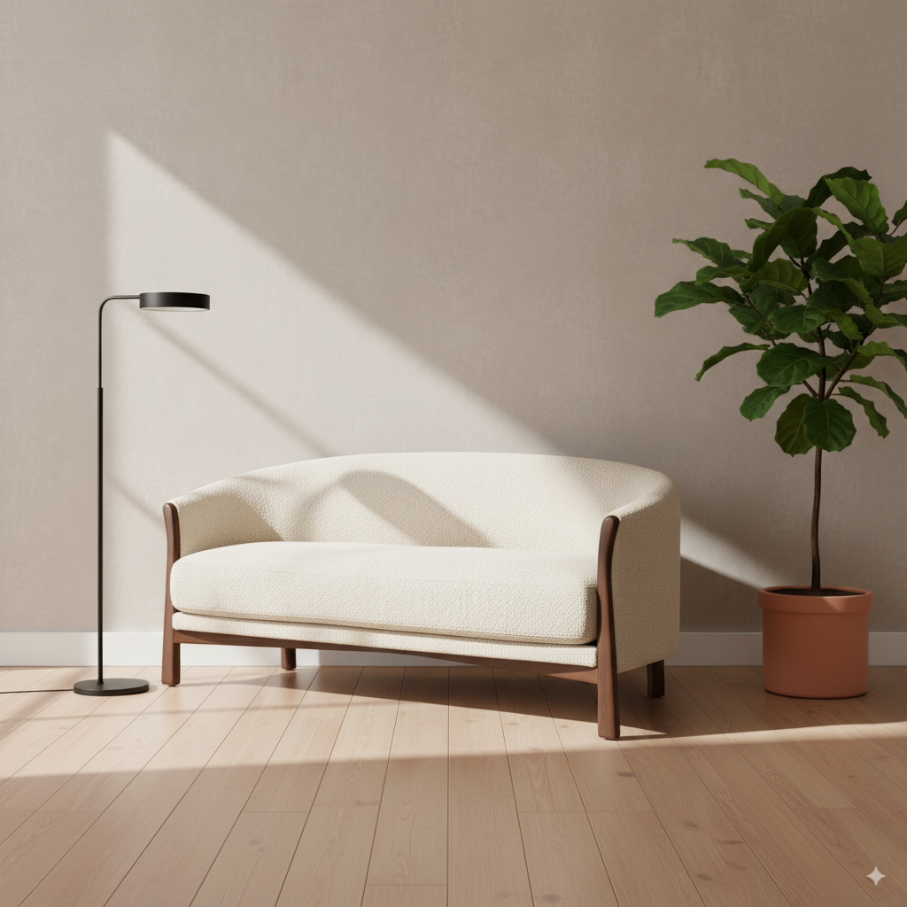 The Elara Sofa - Porcelain White