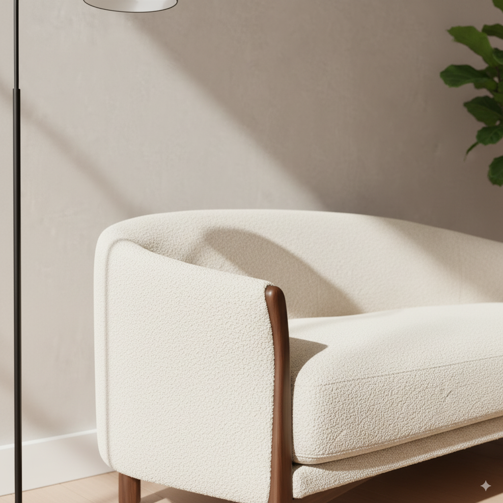 The Elara Sofa - Porcelain White