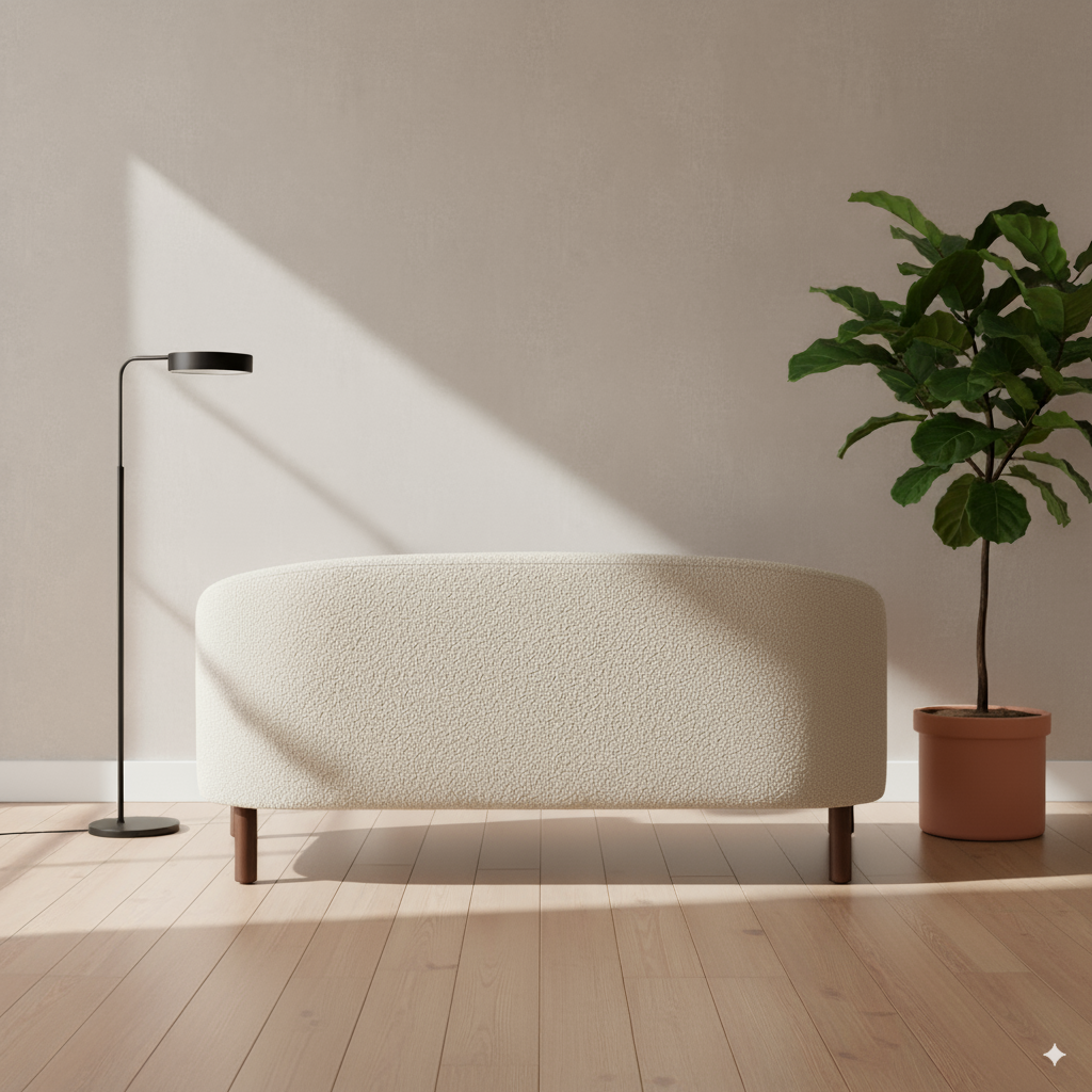 The Elara Sofa - Porcelain White