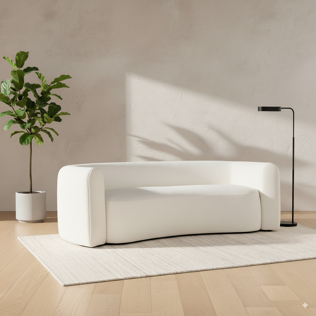 The Flow Sofa - Cloud White