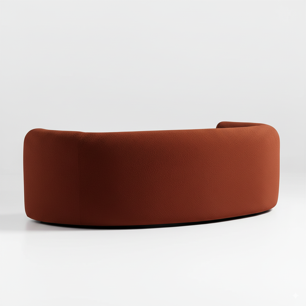 The Flow Sofa - Brick Red