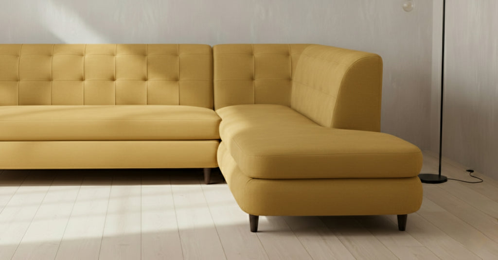 The Butterfly Sofa - Mustard Yellow